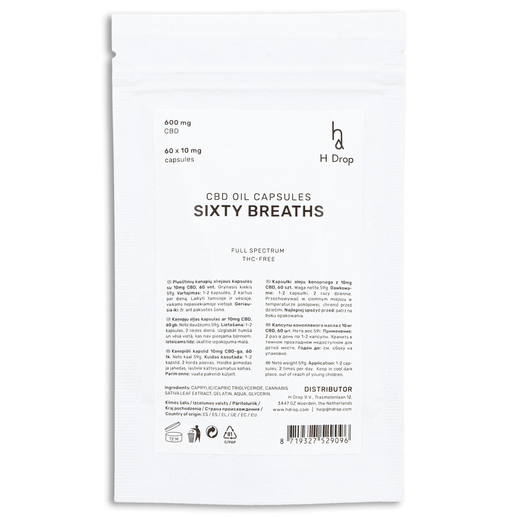 CBD kapsulių papildymas